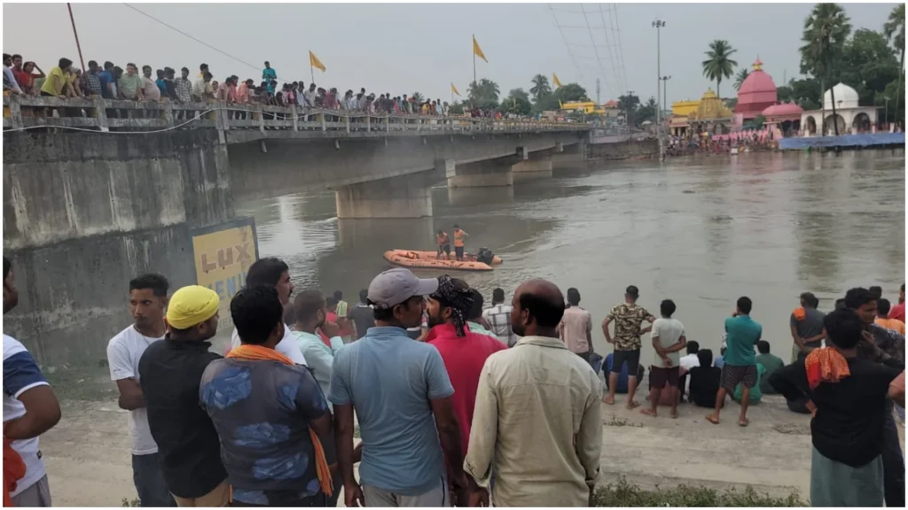 Saura nadi near City Kali Mandir